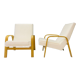 Paire de fauteuils steiner