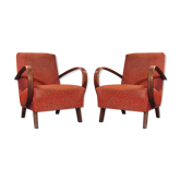 Pair of armchairs Jindřich Halabala Model 410