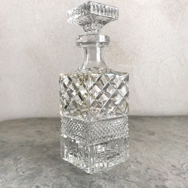 Crystal whiskey decanter