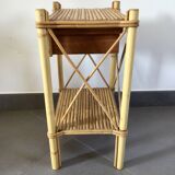 Rattan Bedside