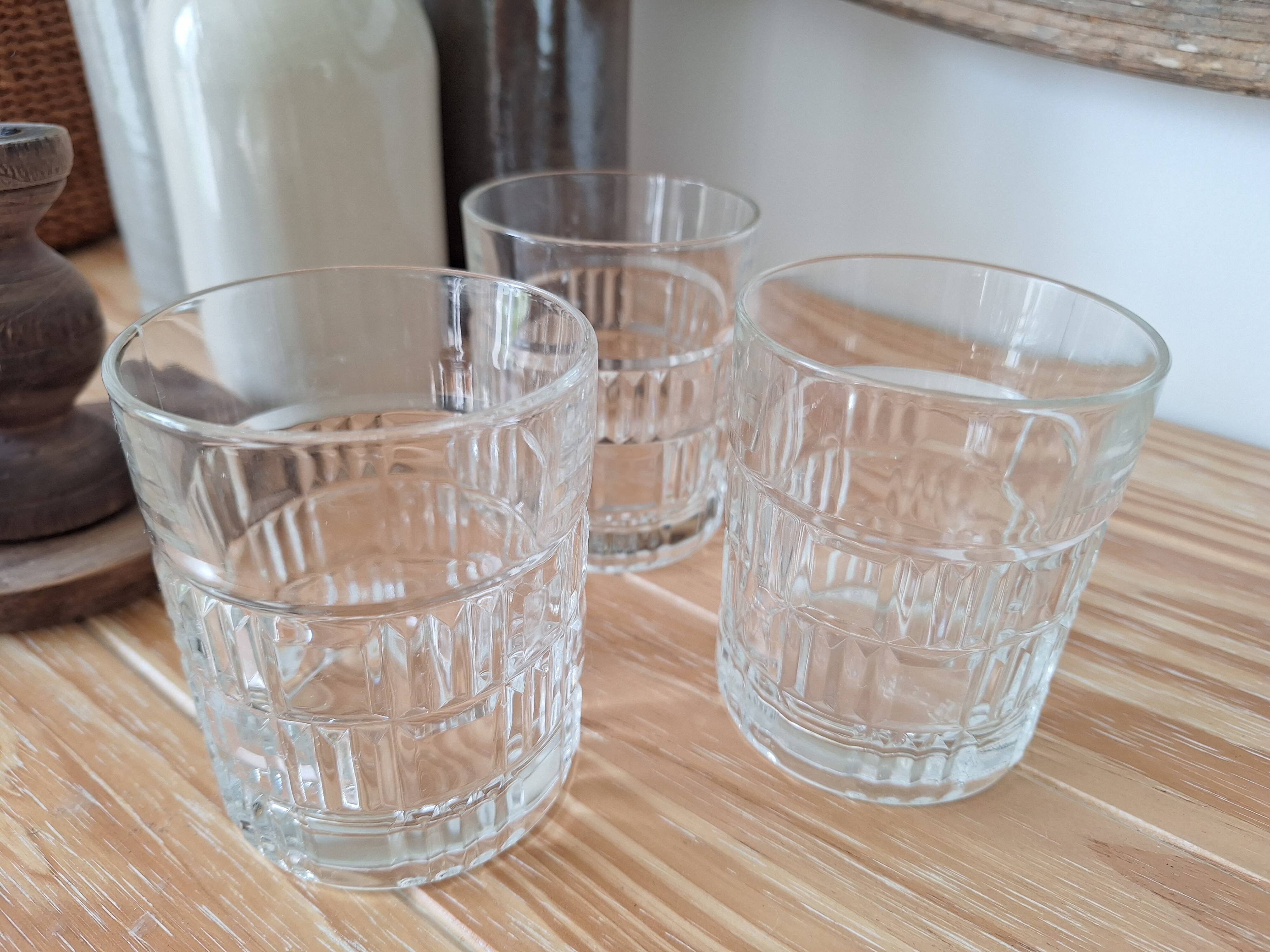 Vintage Préfontaines whiskey glasses
