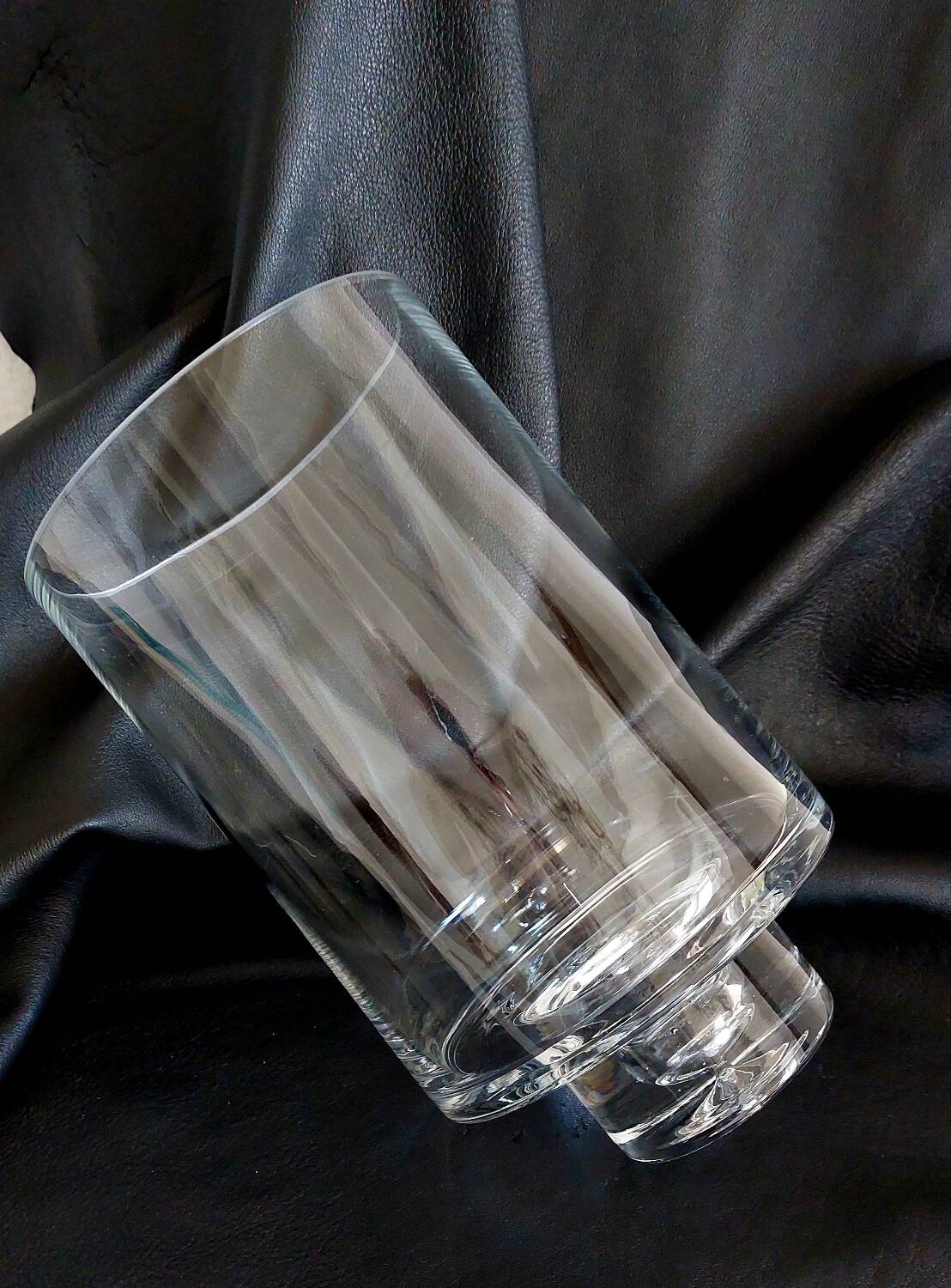 Designer glass vase