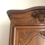 Antique solid wood wardrobe