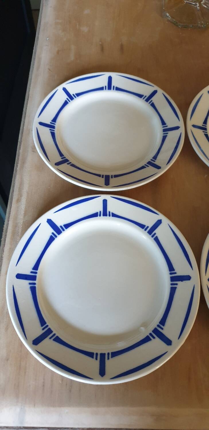 4 Lucie de Badonviller dessert plates