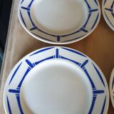 4 Lucie de Badonviller dessert plates