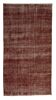 ONE-OF-A-KIND TURKISH HANDWOVEN VINTAGE RUG - RUSTIC VINTAGE CHARM 213X 110