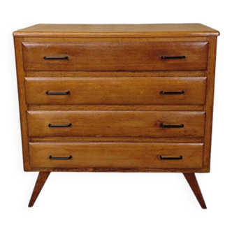 Vintage chest of drawers with tapered legs