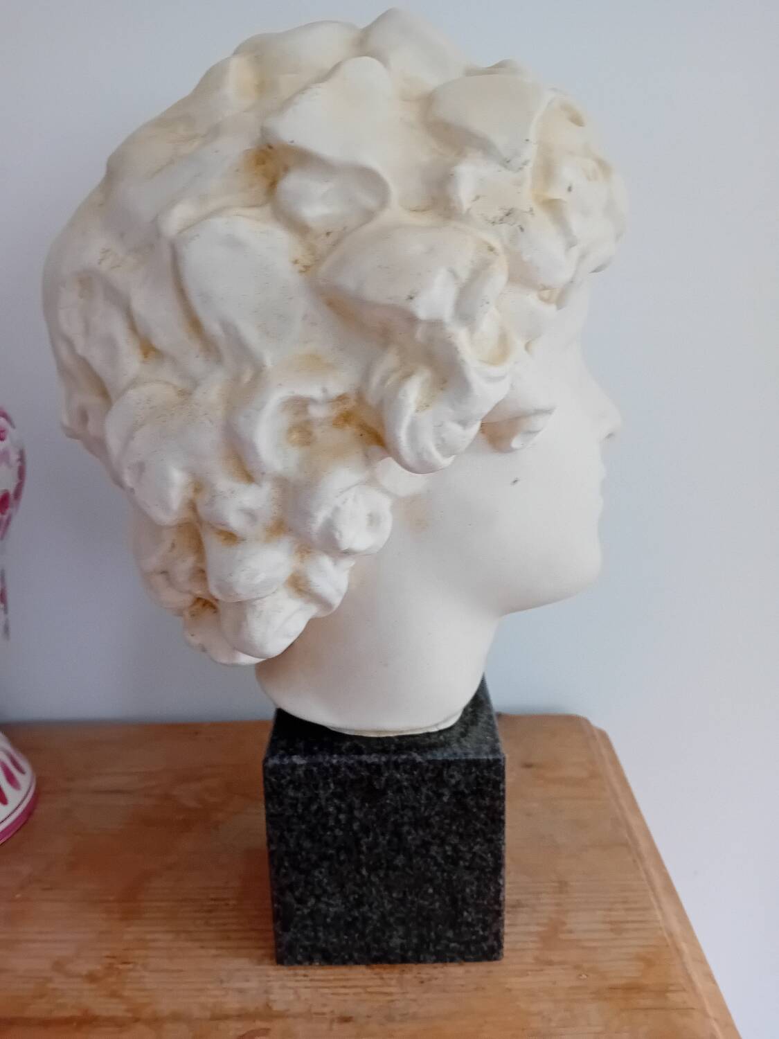 Young Bacchus head after Bartholdi