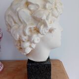 Young Bacchus head after Bartholdi