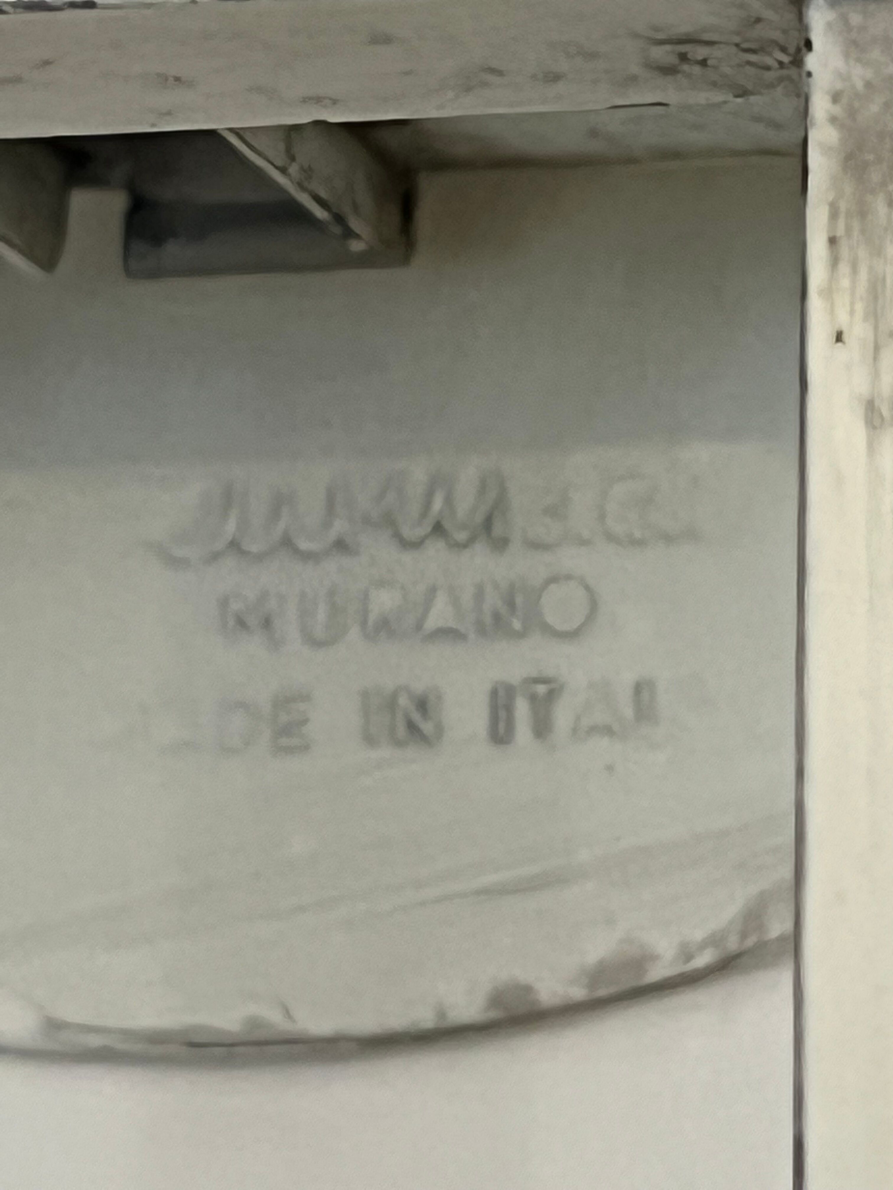 Modernist Venini Patchwork Hand Blown Panel by Toni Zuccheri from 70s