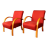 Pair of modern danish armchairs