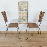 Suite of 6 “Petals” chairs circa 1970