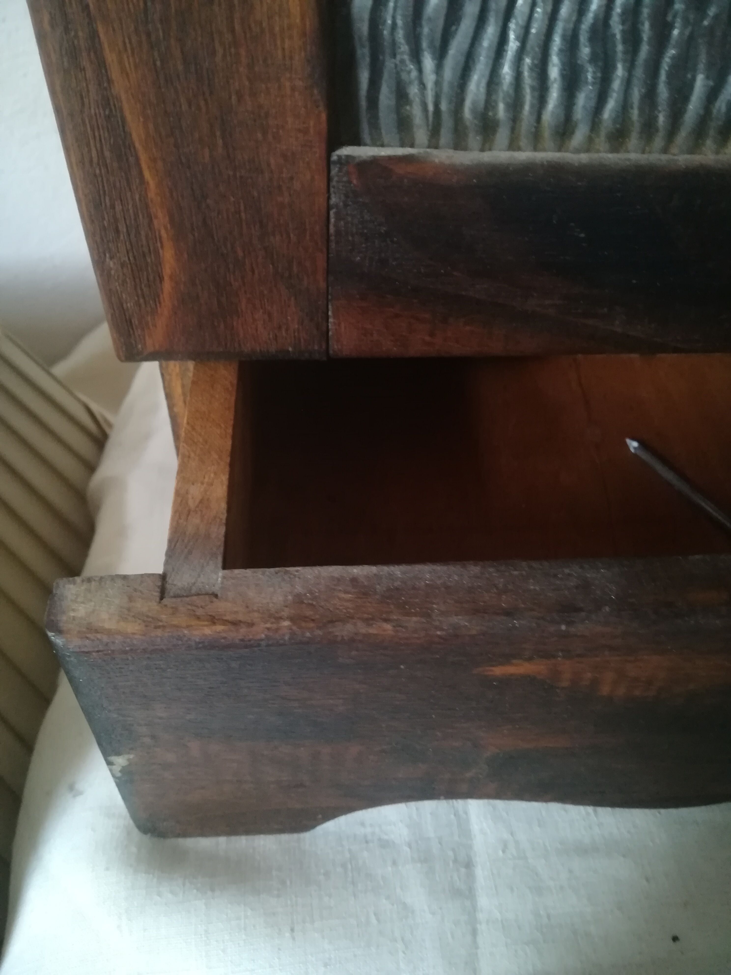 Wooden medicine cabinet