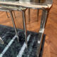 Chrome nesting tables designed and produced by Fratelli Orsenigo.