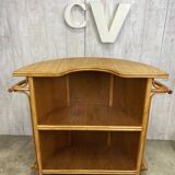 Vintage rattan bar