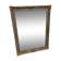 Napoleon III period mirror in wood and gilded and painted stucco, 106x83 cm