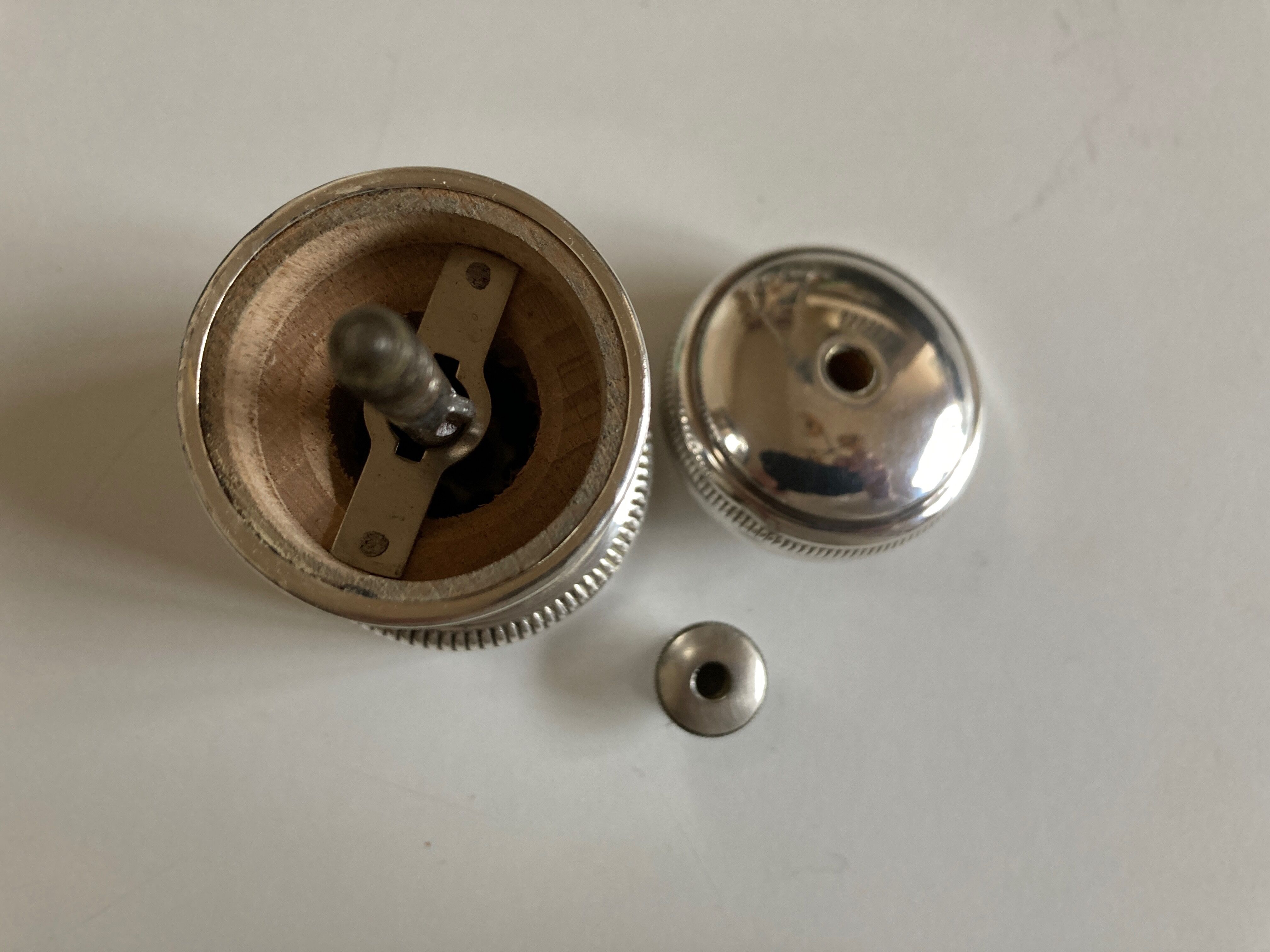 Pepper mill sterling silver Peugeot hallmarked