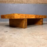 Brutalist Japandi Wabi Sabi coffee table