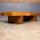 Table basse brutaliste Japandi Wabi Sabi