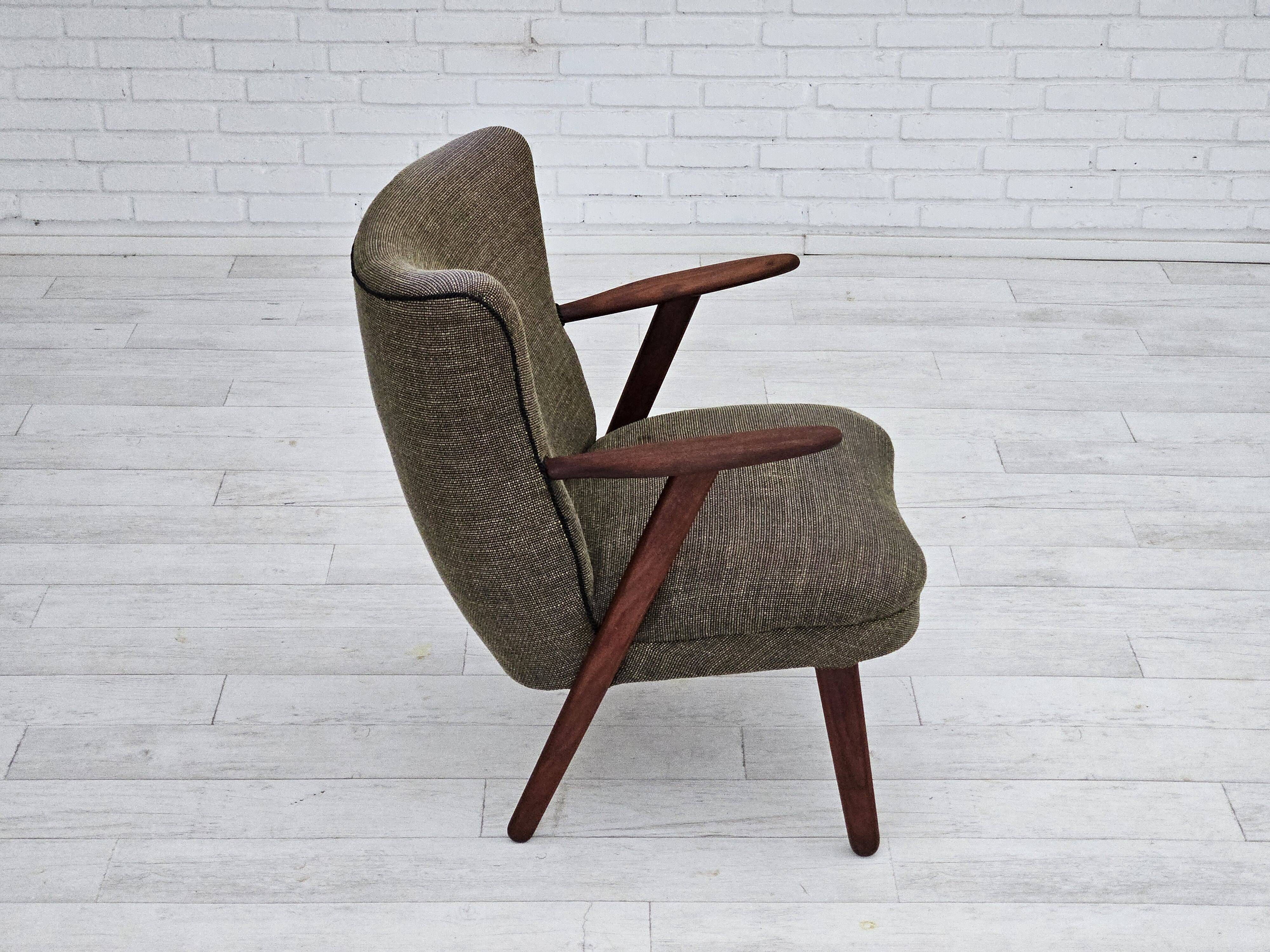 1960s, Danish design by Erhardsen & Andersen, armchair, original condition.
