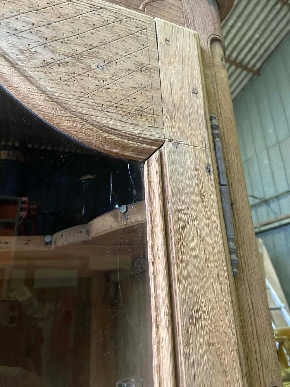 Large antique wooden dresser