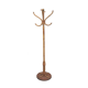 Rattan parrot coat rack