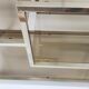 Shelf 70 year milked metal glass smoked glass moltzer rega
