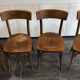 Suite de 4 chaises de bistrot Thonet, années 1960