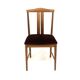 Set of 6 Scandinavian walnut chairs, Sweden, 1960