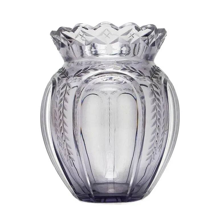 Art deco vase, crystal, Józefina Glassworks, Poland, 1930s