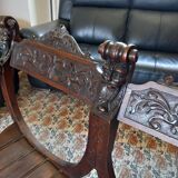 Neo-Gothic bench Dagobert style