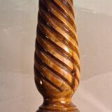 Vintage 1960 solid wood lamp