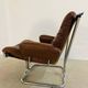 Vintage mid-century Scandinavian cognac leather lounge chair by Harald Relling
