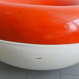 Vintage rocking chair 1960 Charles Zublena Les Plastiques de Bourgogne 60s