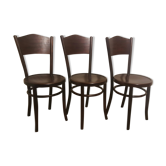 3 chaises bistrot  "fischel"