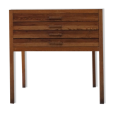 Mid Century Large Danish Drawing Cabinet, Made in Pine and Beech, 1960s