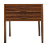 Grand cabinet de dessin danois du milieu du siècle, fabriqué en pin et en hêtre, années 1960