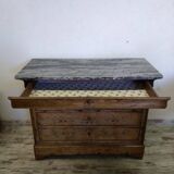 Chest of drawers with marble