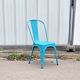 Set of 6 Tolix garden chairs