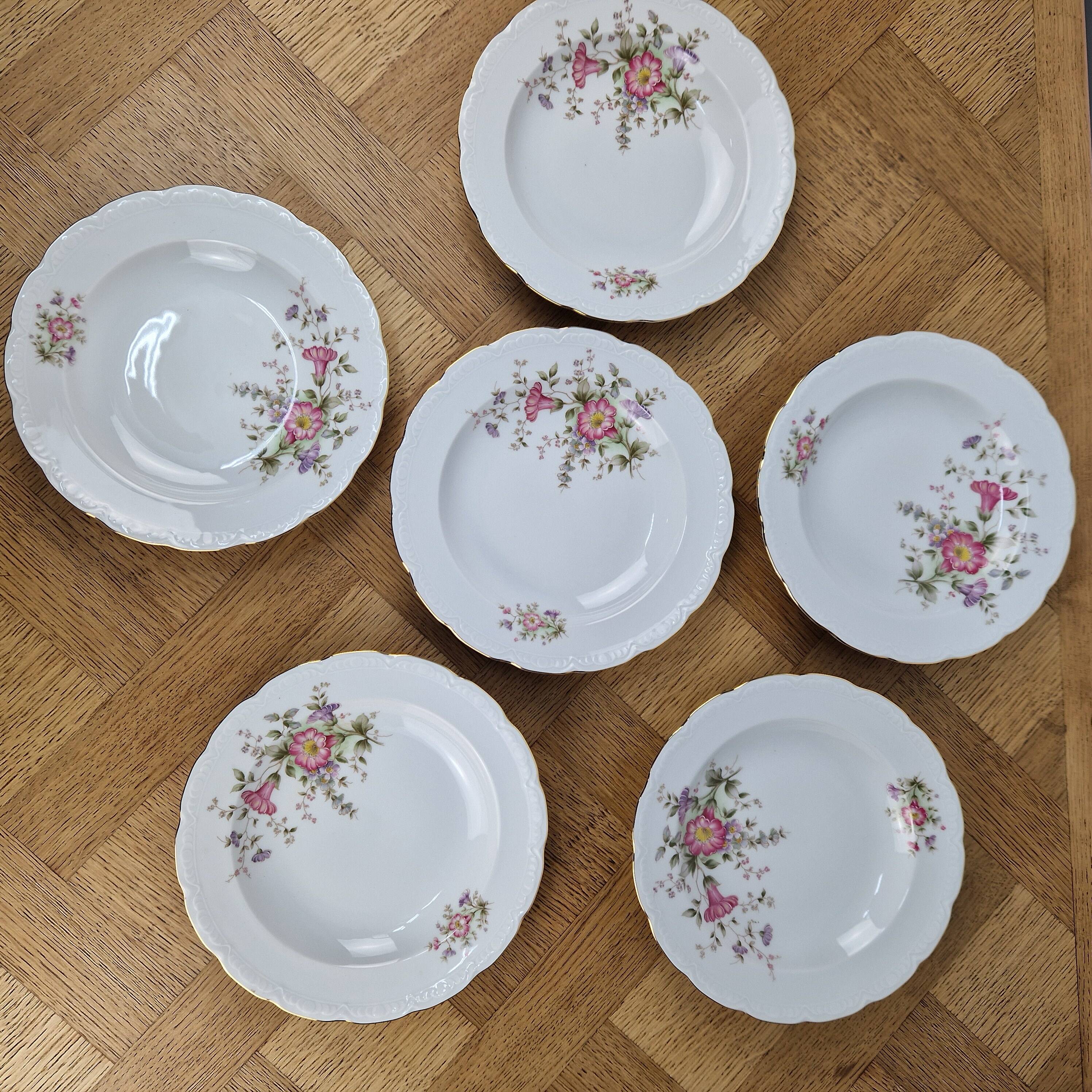 6 vintage deep plates MITTERTEICH Bavaria