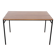 Cosmopol desk, walnut and steel. 120 x 60 cm