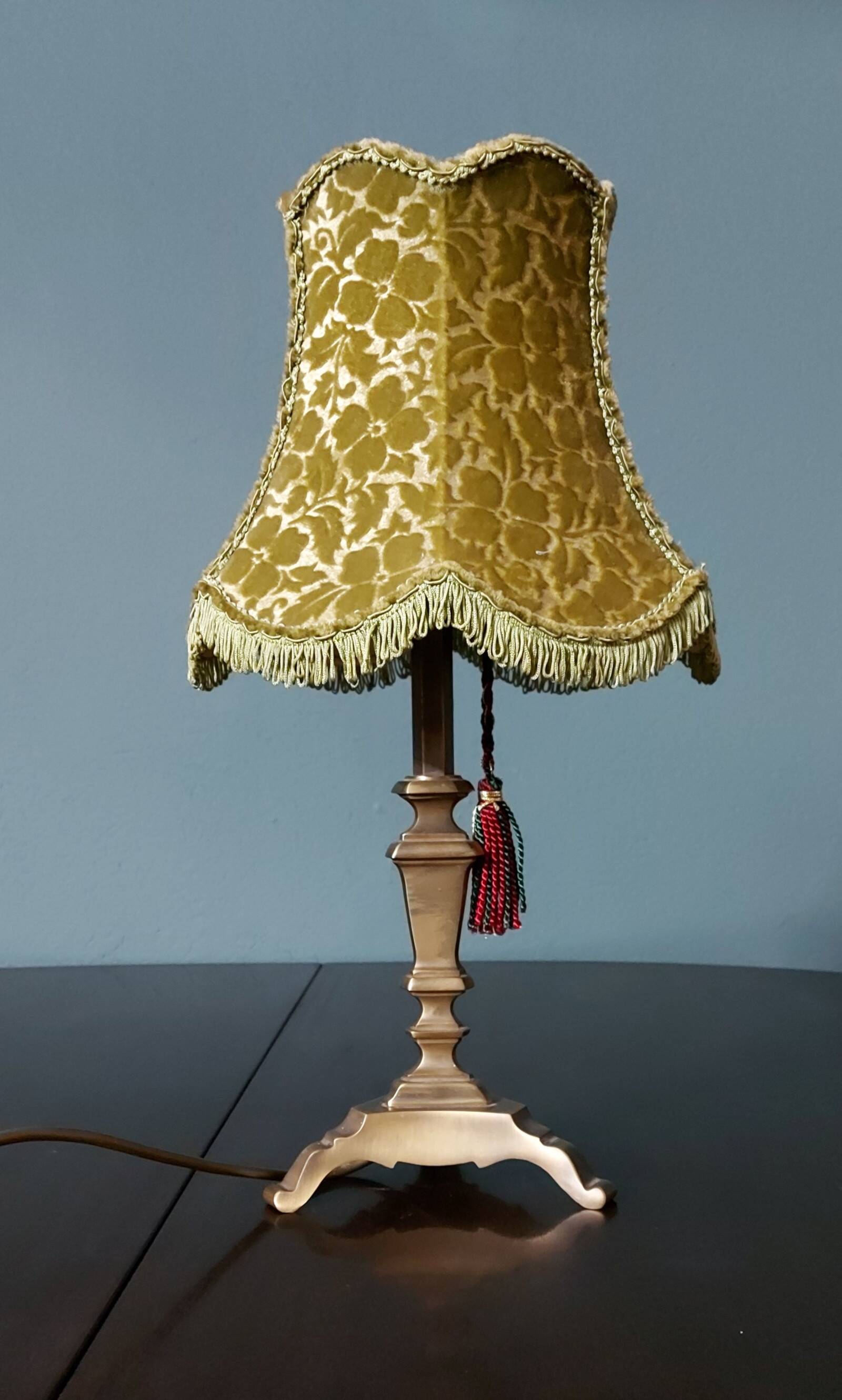 Lampe de cabinet art déco en laiton