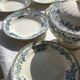 5 assiettes creuses Terre de Fer modèle Guadeloupe Debray bleu