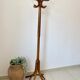 Wooden parrot coat rack