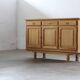 Vintage 1970s Danish Oak Low Cabinet / Sideboard, Henning Kjærnulf style