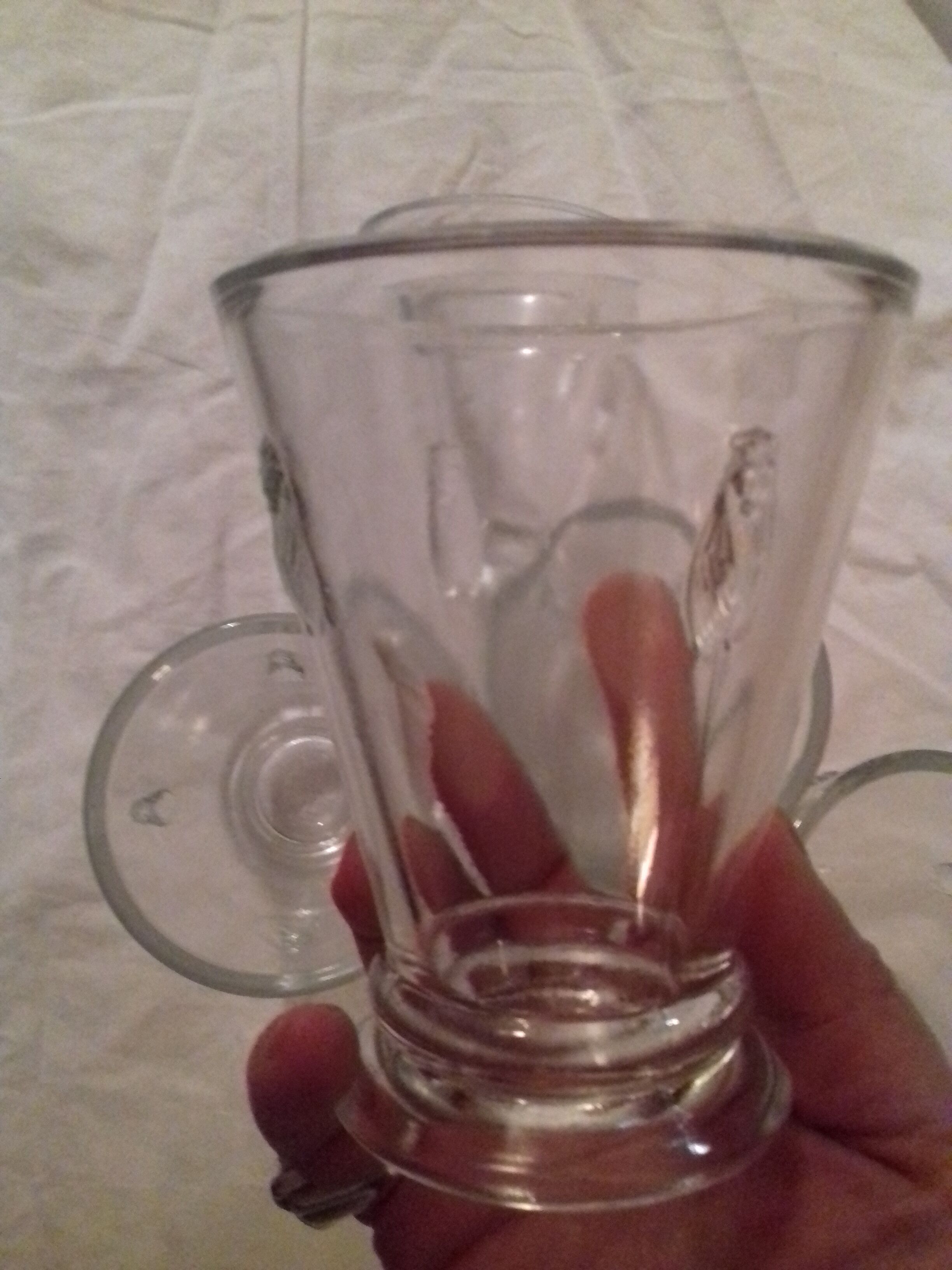 Suite of 6 bee water glasses