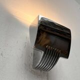 Vintage Postmodern Spanish wall sconces model Arqui Pe in aluminium by O. & S. Devesa for Metalarte, 1990s, set of 2