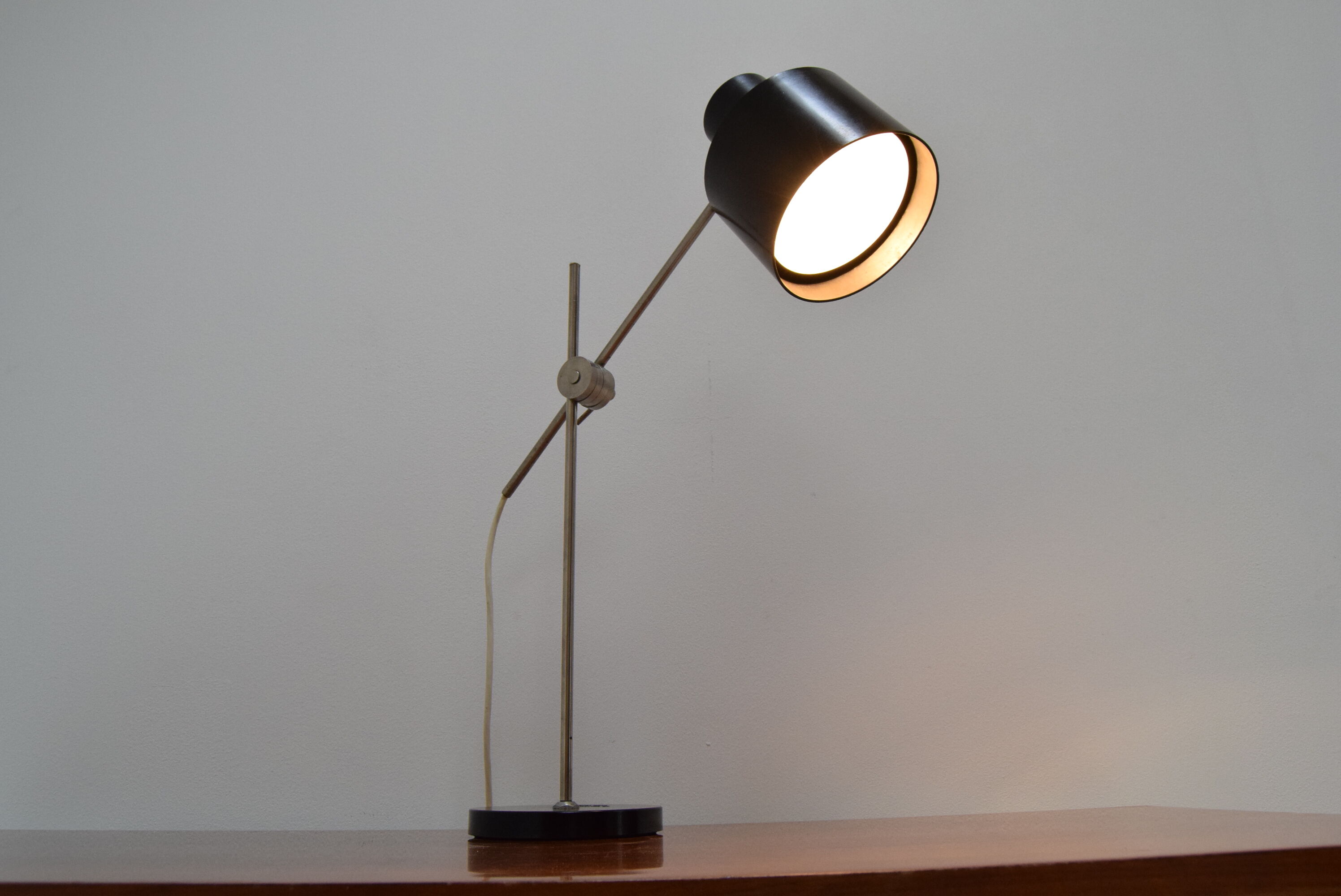Industrial Adjustable Office Lamp  by Jan Suchan for Elektrosvit,1960's.