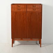 Cabinet en acajou scandinave des années 1950