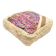 Vintage Moroccan pouf in multicoloured wool – 60 × 60 cm